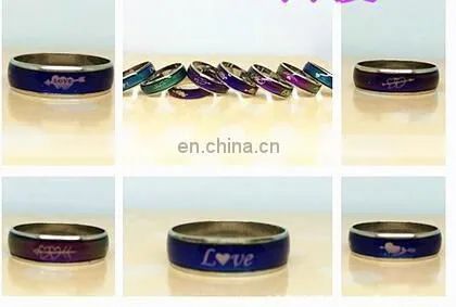 Changing Color Rings Love Temperature Ring Mood Rings by Emotion Feeling Assorted Style Rings Jewelry