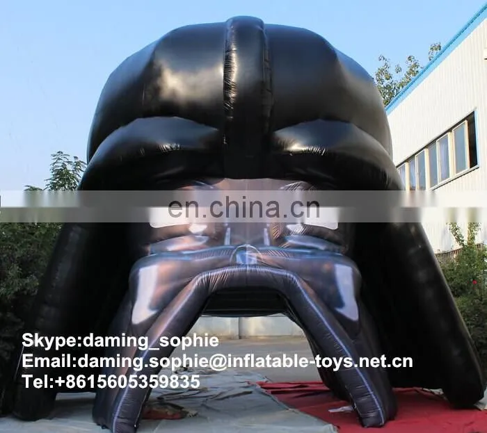 Customized inflatable helmet sports tunnel for sale