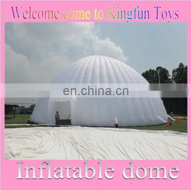 Outdoor advertising inflatable luna dome shell