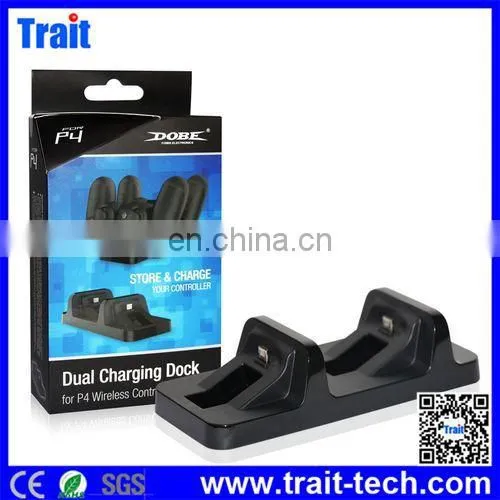 High Quality New DOBE USB Charging Dock Station Stand for PS4 Game Controller Black Charger