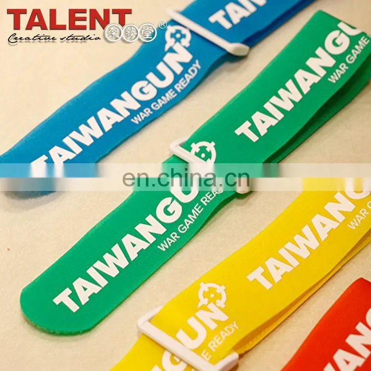 Custom made printing private brand name logo hook&loop with best quality