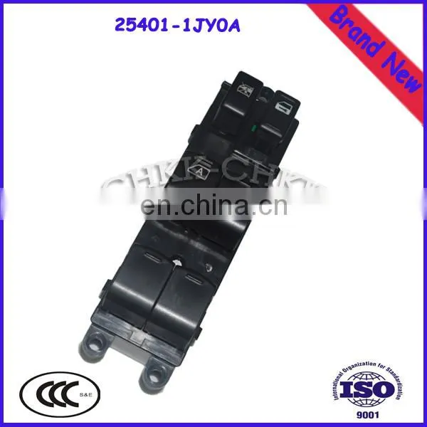 High Performance Window Lifter/Closer Master Switch For Alitima 25401-1JY0A
