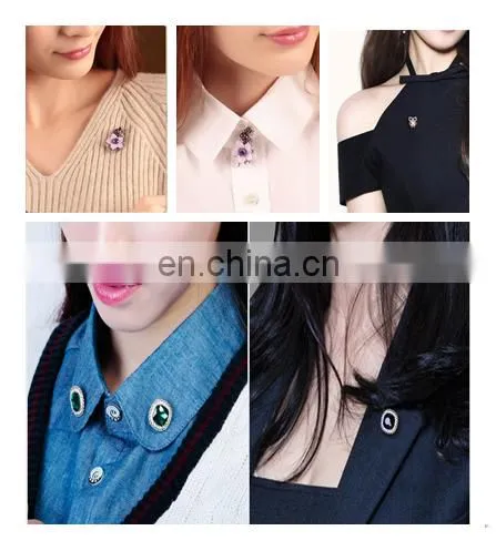 Custom logo sewing buttons rhinestone buttons buckles wholesale clothing buttons