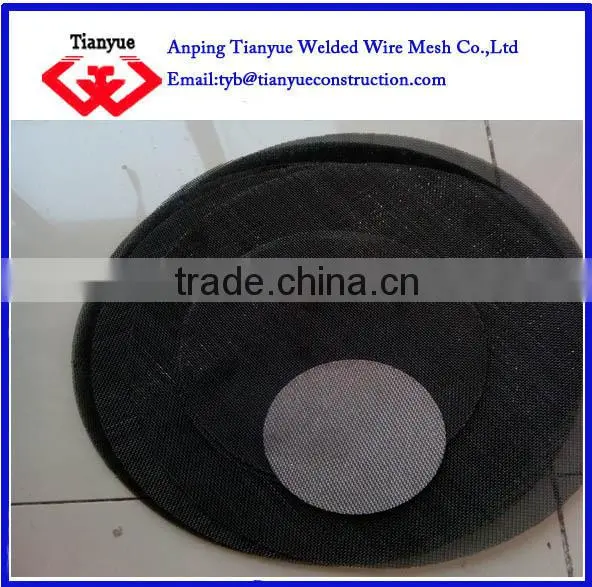 black wire filter disc
