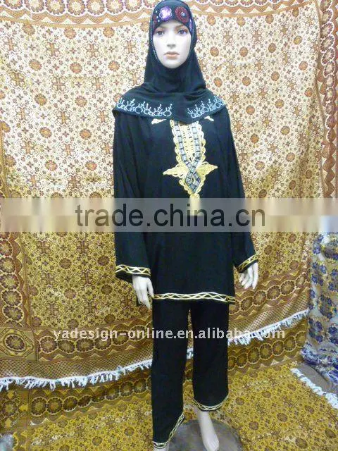 C211 Stylish beautiful muslim abaya