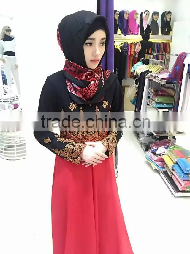 New 2015 110*110cm French cotton square islamic scarf