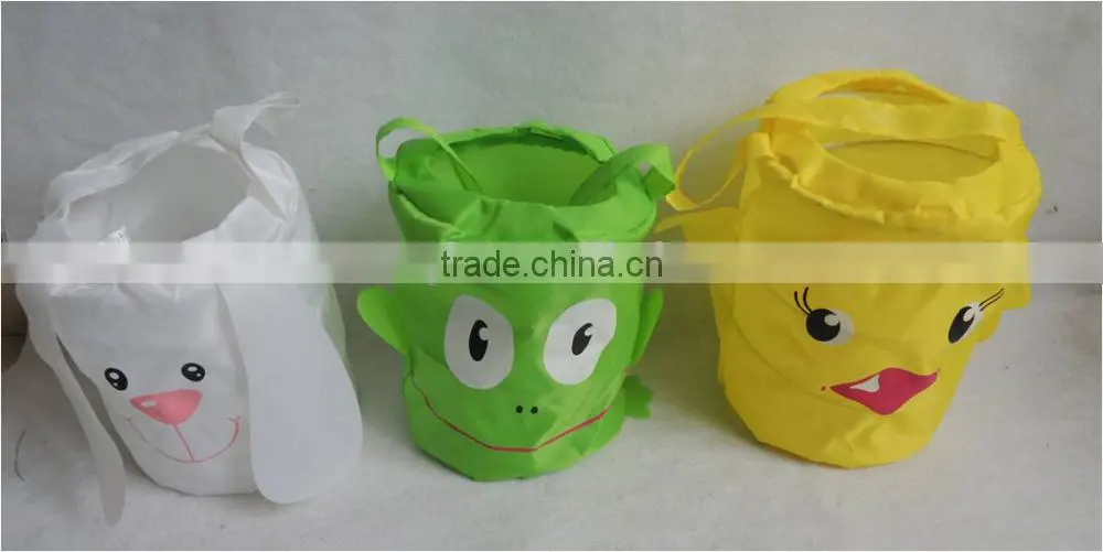 wholesale assorted styles kids play felt basket for easter