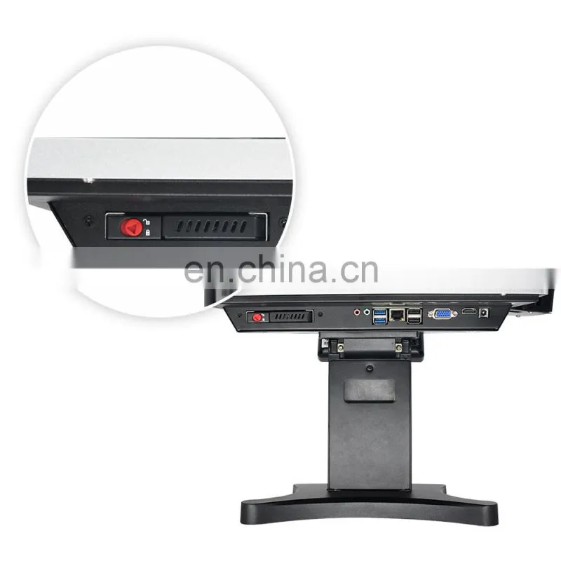 Hot selling pos+systems dual touch Screen pos machine pos systems built in wifi with 80mm thermal printer