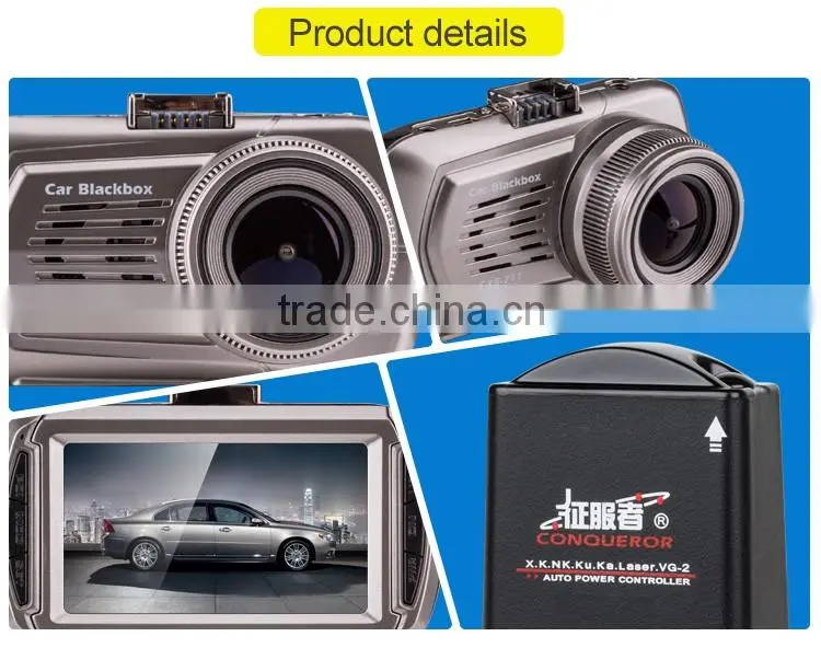 3.0 inch new style Safe Driving Guard DVR with Radar Detection Car DVR and car tracker