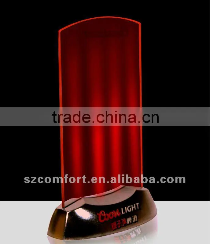 2013 hotel and restaurant light up menu holder