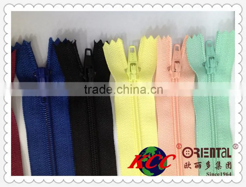 4 inch 3# dyeable tape nylon zipper KCC zipper