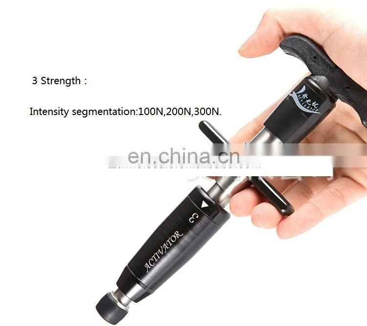 Pulse Activating Therapy Chiropractic Adjustment 3 Strength Spine Correction Gun