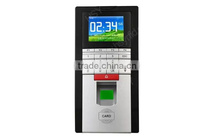 Fingerprint Recognition Door Access Time Attendance and RFID Card Access Control System