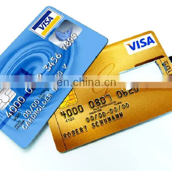 Credit Card Shaped Flash USB Drive