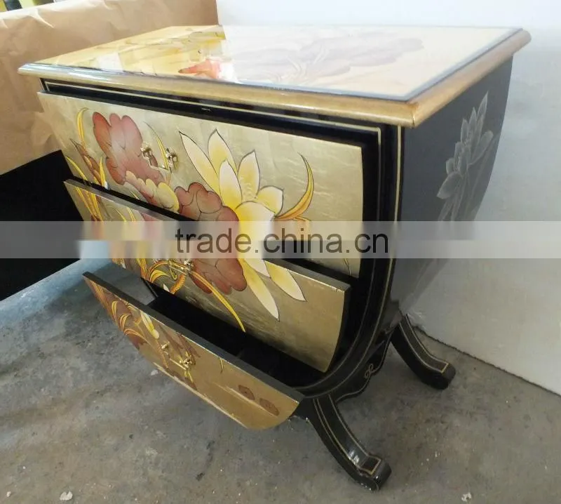antique colorful storage cabinet for home/show room