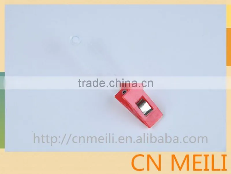 plastic name id badge card holder clip