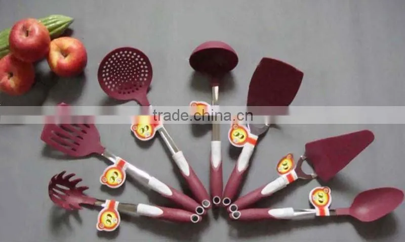 kitchen accessories wholesale nylon handle kitchenware set