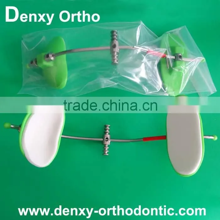 Dental Orthodontic Reverse-pull Headgear double Pole type orthodontic headgears