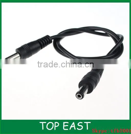DC5.5 * 2.1 yellow plastic fork male DC power cable to extend the 2464 single-head wire