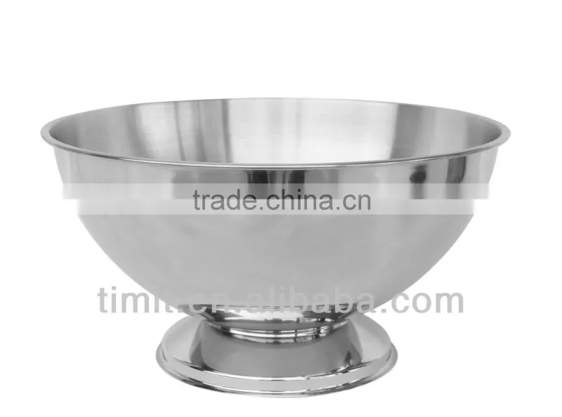 Stainless steel Bowl shape Ice Bucket