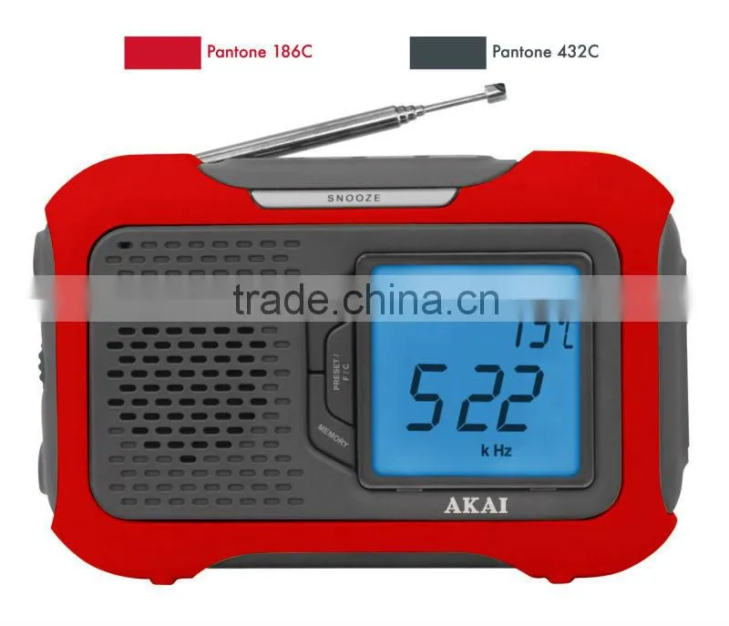 PLL Dual Alarm Clock Radio with Temperature