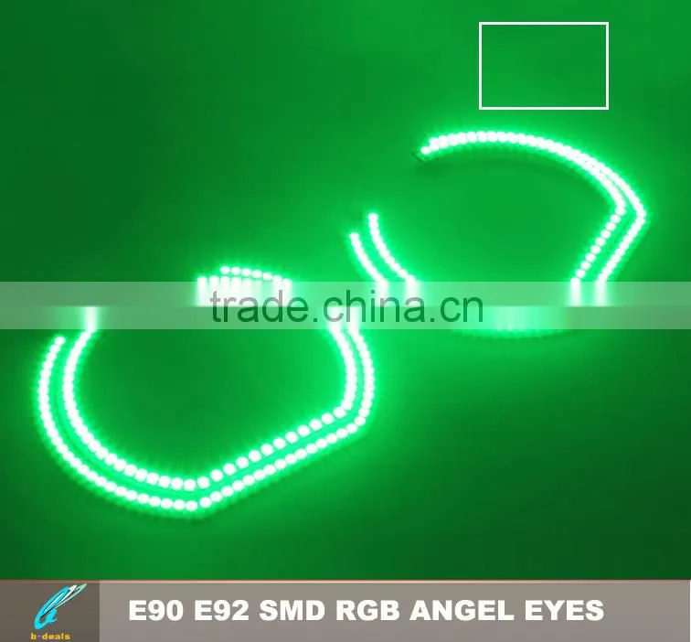 2015 new arrival F30 rgb color changing angel eyes halo rings for bmw headlights