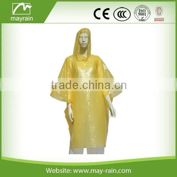 PE rain disposable poncho raincoat