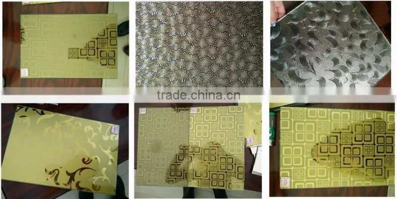 2mm 3mm 4mm 5mm 6mm acid etching frosted Art mirror