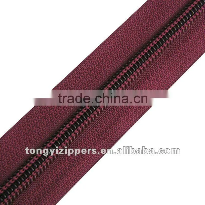 wholesale nylon zipper long chain