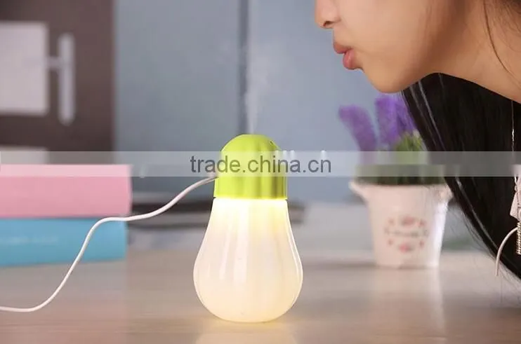 Mini Pumpkin Humidifier LED Nightlight Household Warm Mist Humidifier Office Car Air Diffuser Mist Maker