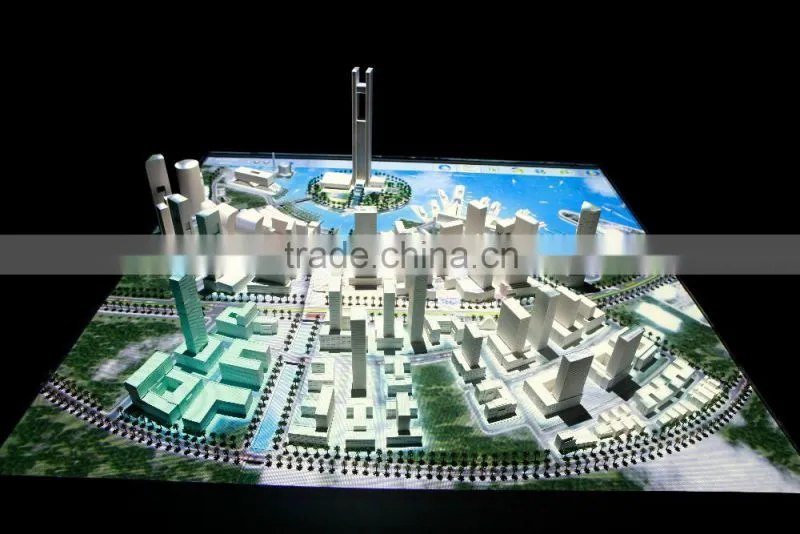 customized 3d rendering building model for real estate display
