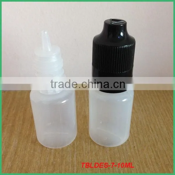 10ml ldpe plastic dropper bottles withchildproof and tamper proof cap TBLDES-7-10ml