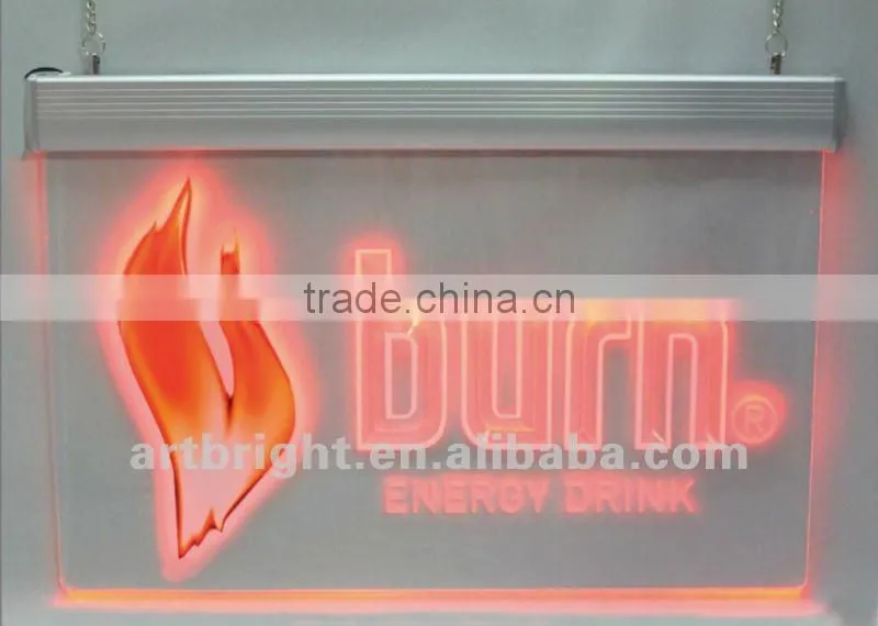 Advertising LED Crystal sign(display, for indoor use)