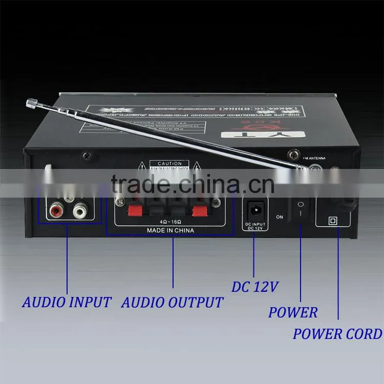 hi fi audio power amplifier with LCD (LRC)display/USB/TF card YT-K06/mp3 player YT-K06