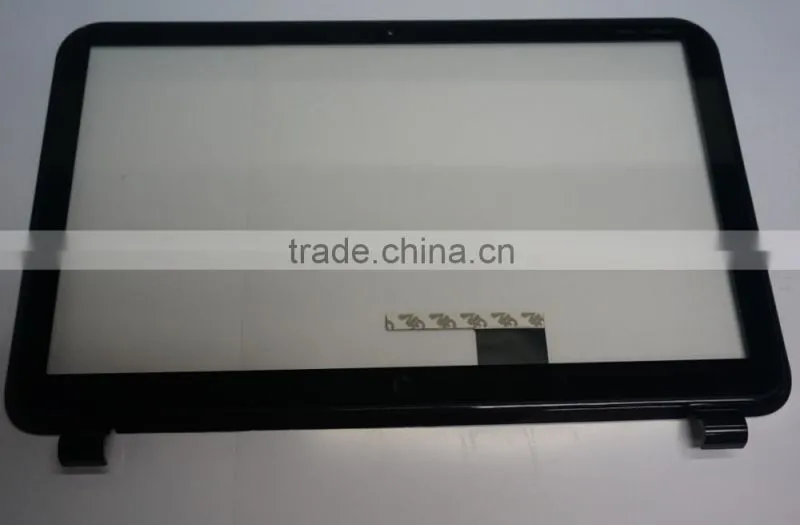 Touch Screen Glass Panel with Digitizer Bezel For HP Pavilion TouchSmart 15-b TCP15F85 V1.2 (Factory Wholesale)