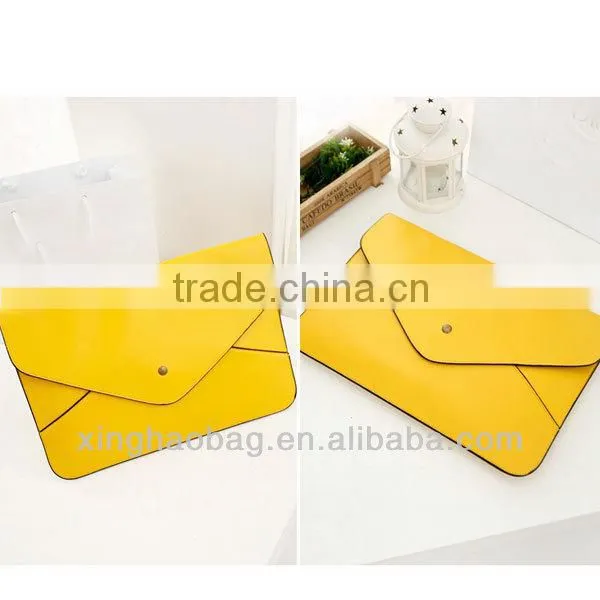 Envelope bag leather tote bag handbag 2014 from factory