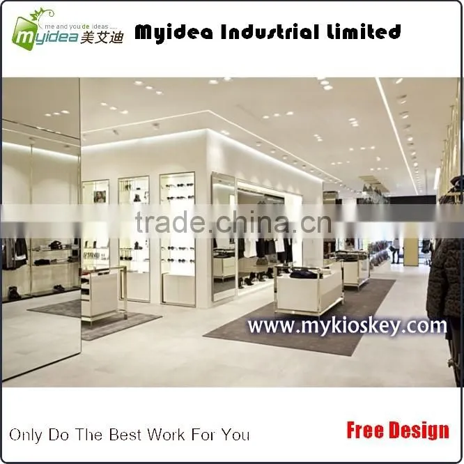 2014 most popular retail clothing store furniture /clothing shop interior design/clothes shop design