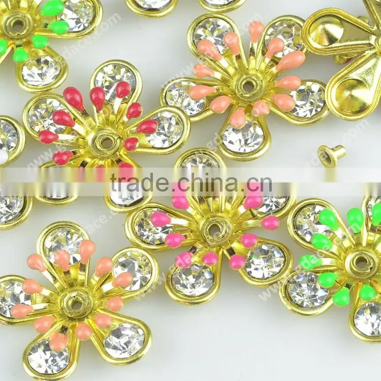 China factory wholesale metal craft flower, metal rose flowers for crafts,