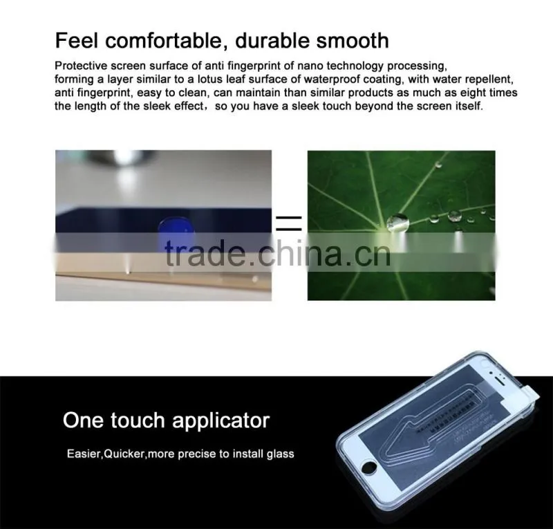 Factory price mobile accessories high clear 0.33mm Anti-scratch Anti- broken tempered glass Screen