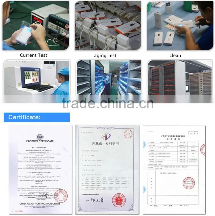 import mobile phone accessories wholesale Oem power bank with led charge indicator