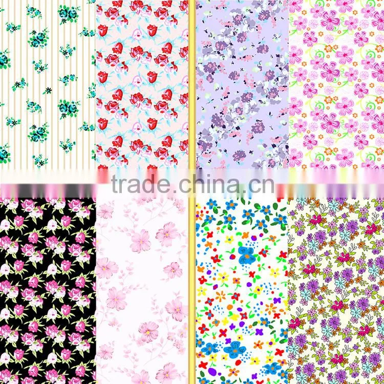Flower designs painting fabric /Antai textile professional nylon lycra spandex print fabric with flower