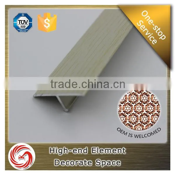 Good Quality T shape aluminium laminate flooring transition profile