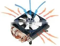 CPU 1.5 U low profile Intel LGA 775 1155 1156 AMD PWM controller heat pipe cooler