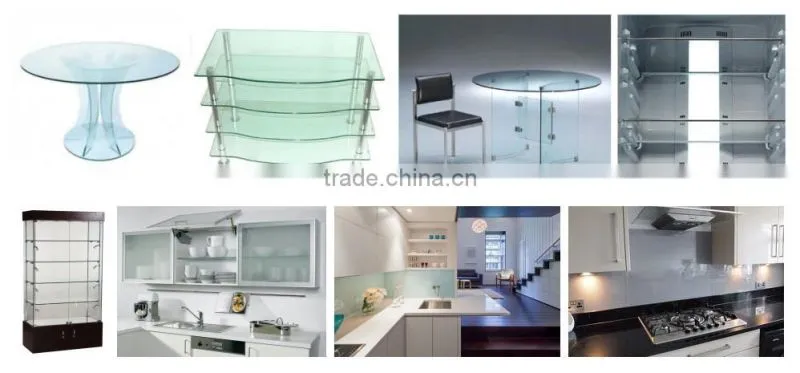 China glass furniture glass door dining tale 3c ce iso certificate
