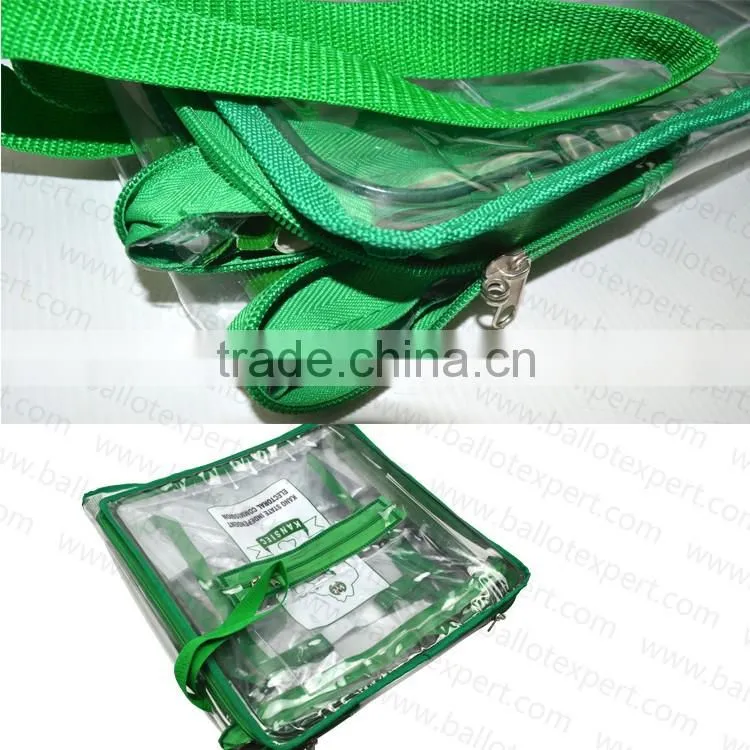 Best designer transparent pvc election voting bag