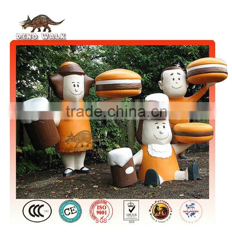 Customized Fiberglass Cartoon Figure