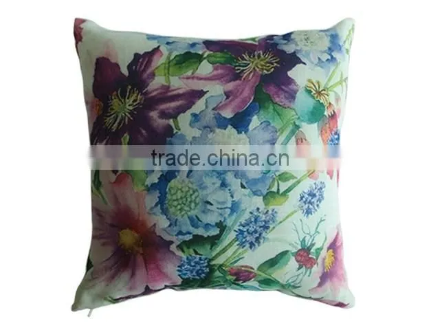 100% Polyester Digital Custom Printed Cushion Cover