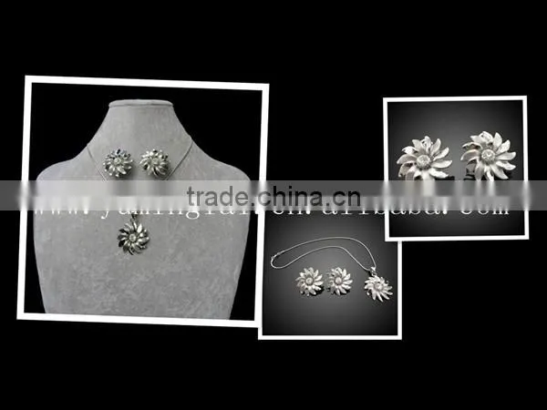 fashion sliver jewelry findings wholesale china ,sunflower jewelry chain findings gold plated