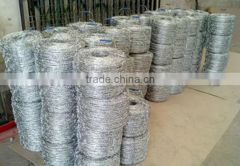 ISO9001Certificate Galvanized Razor Barbed Wire
