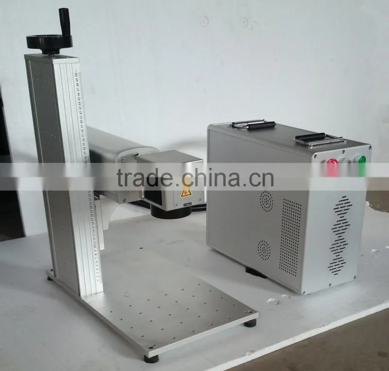 10w Portable fiber date /bar code marking on metal laser engraving machine